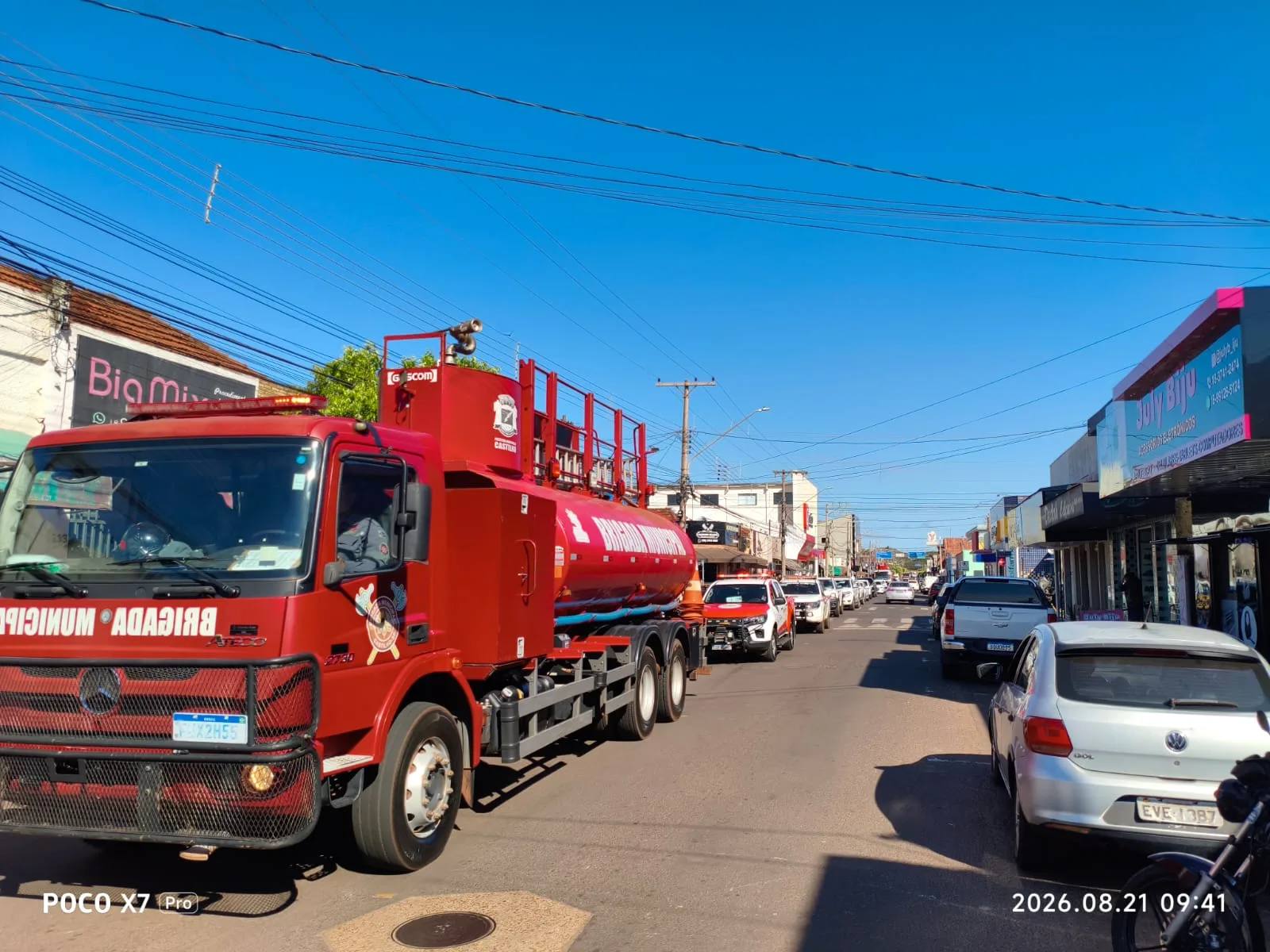 Mobilização em Castilho alerta sobre perigos de queimadas e incêndios Pauta recebida por e-mail