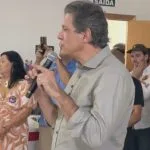 Haddad critica déficit orçamentário de SP durante campanha em Andradina