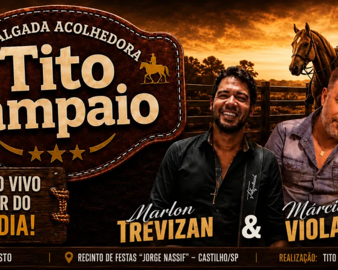 2ª Cavalgada Acolhedora Tito Sampaio promete música e gastronomia no Recinto Adão Severino