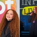 Júlia Arantes brilha no SBT e emociona no Programa do Ratinho