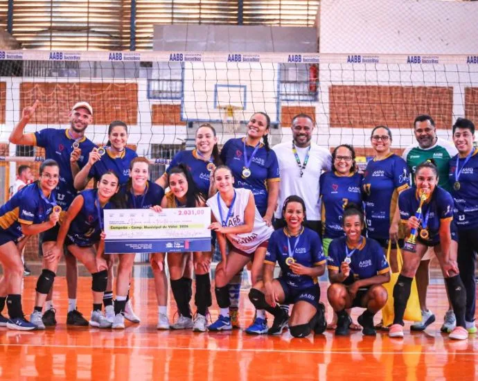 Campeonato Municipal de Voleibol encerra temporada em Três Lagoas