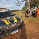 Homem ferido em acidente após fuga da PRF com drogas em Três Lagoas