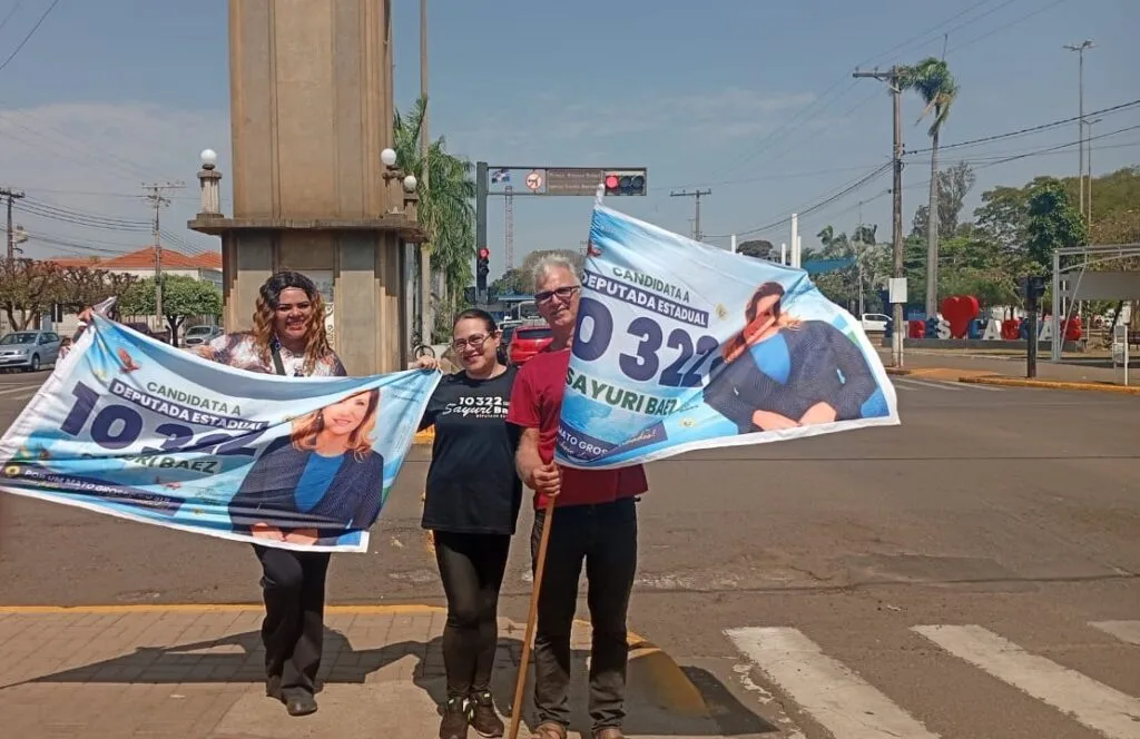 Movimentação de candidatos agita centro de Três Lagoas e antecipa clima eleitoral de 2026