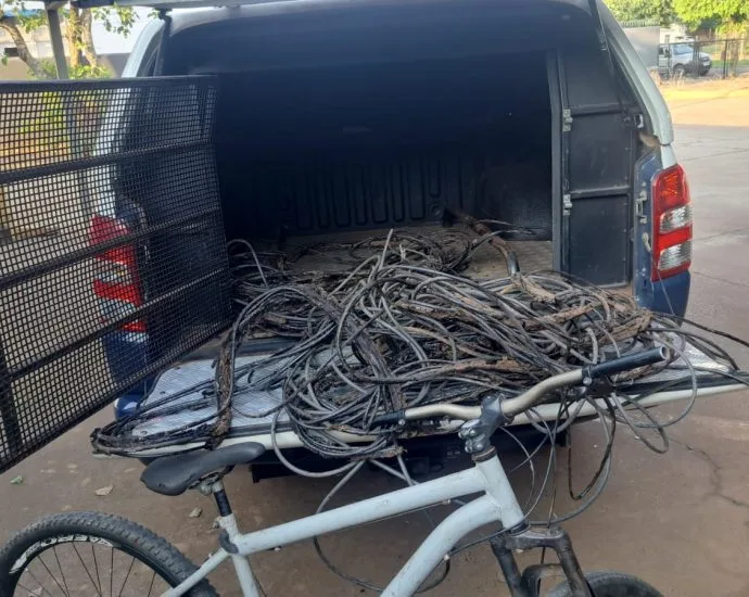 Homem é preso por furtar cabos de alta tensão em Três Lagoas