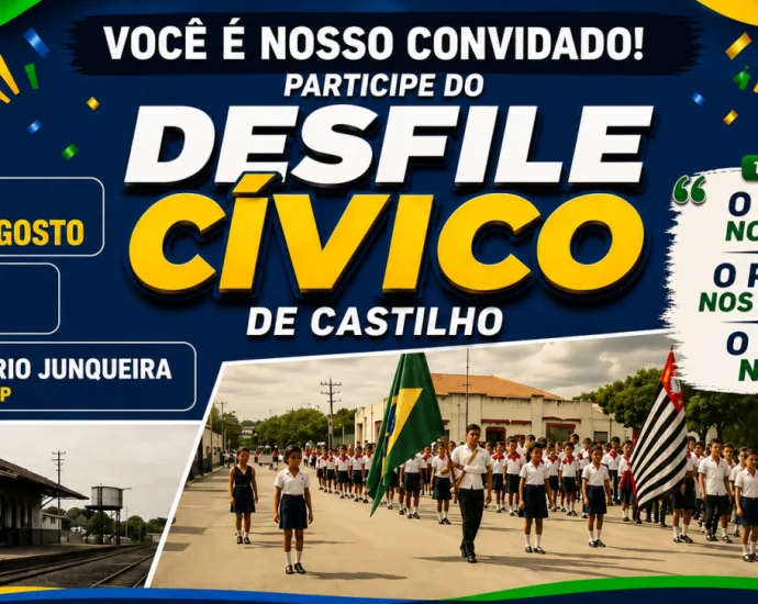 Desfile Cívico celebra 73 anos de emancipação em Castilho