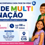 Ação de Multivacinação em Castilho será em 22 de agosto