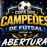 Copa dos Campeões de Futsal 2026 abre segunda-feira com seis equipes