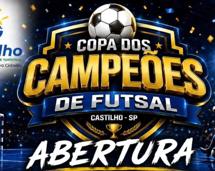 Copa dos Campeões de Futsal 2026 abre segunda-feira com seis equipes