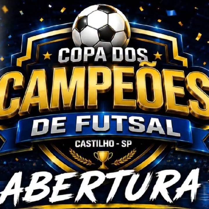 Copa dos Campeões de Futsal 2026 abre segunda-feira com seis equipes