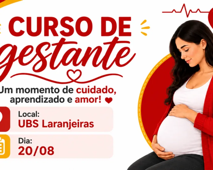 Curso de Primeiros Socorros para Gestantes na UBS Laranjeiras