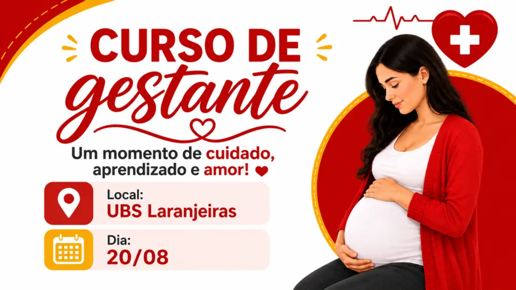 Curso de Primeiros Socorros para Gestantes na UBS Laranjeiras Curso de Primeiros Socorros para Gestantes na UBS Laranjeiras
