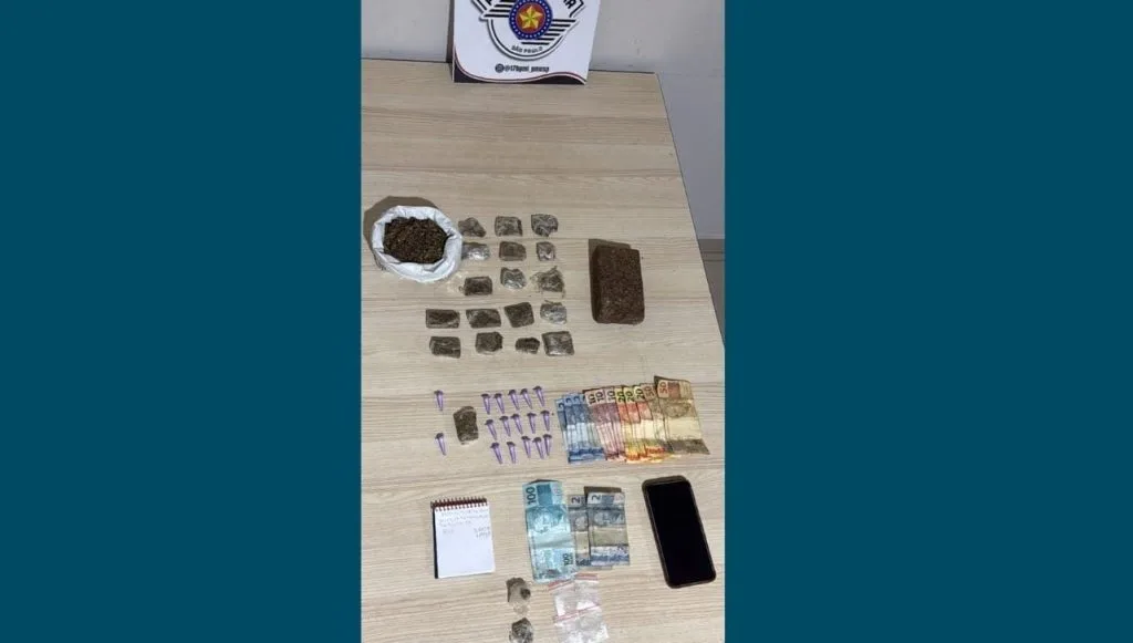 Força Tática apreende quase 1 kg de drogas durante ocorrência em Rio Preto