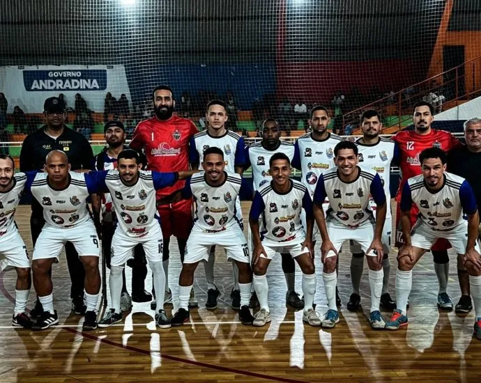 Vai na Fé de Castilho estreia com goleada no Futsal dos Craques em Andradina