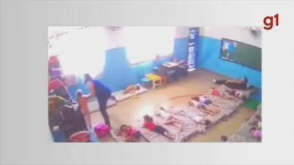 Imagem mostra professora agredindo crianças em creche de São José do Rio Preto (SP)
