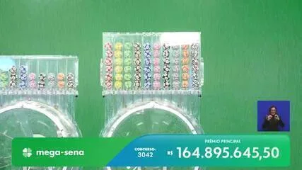 Concurso 3.042 da Mega-Sena - veja sorteio