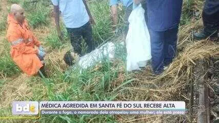 Médica agredida em Santa Fé do Sul recebe alta e suspeito passa por custódia