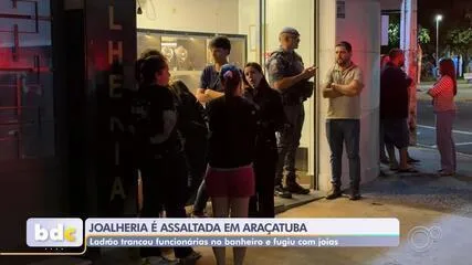 Homem rouba R$ 1,4 milhão em ouro de joalheria em Araçatuba Joalheria é assaltada por falso cliente no centro de Araçatuba