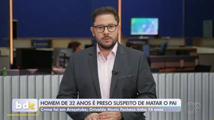 Filho de 32 anos é preso após confessar assassinato do pai idoso em Araçatuba