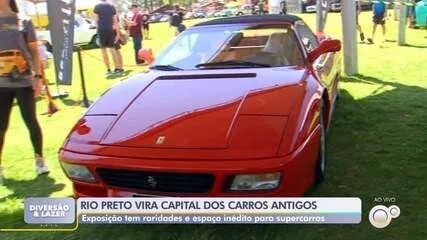 Rio Preto recebe encontro de carros antigos com relíquias e atração de supercarros