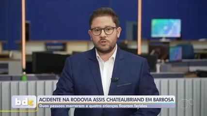 Batida frontal entre carro e caminhão deixa mortos e crianças feridas em Barbosa