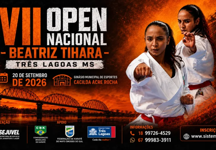 VII Open Nacional de Karatê será realizado em Três Lagoas neste domingo VII Open Nacional de Karatê será realizado em Três Lagoas neste domingo