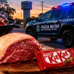 Suspeito de furto é detido com picanha e chocolates em Três Lagoas
