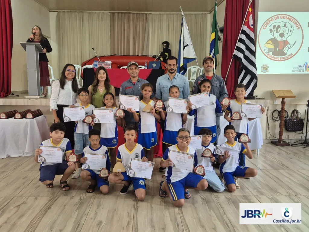 Bombeiro na Escola em Castilho celebra formatura de 2026