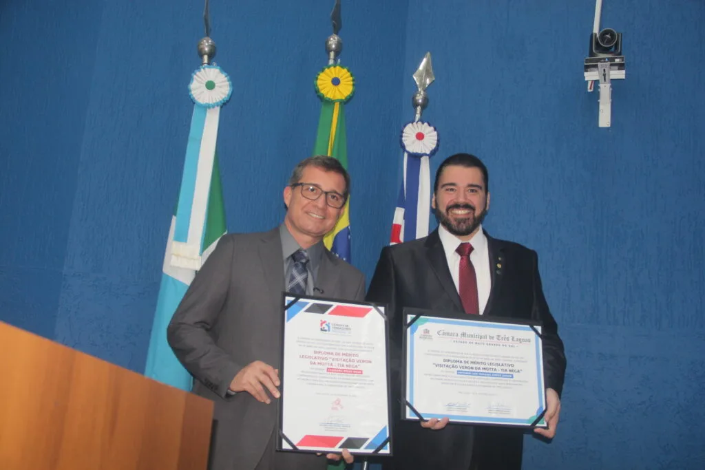 Câmara Municipal de Três Lagoas homenageia personalidades com Diploma de Mérito Legislativo Câmara Municipal celebra histórias e homenageia quem fez a diferença em Três Lagoas
