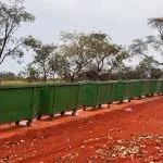 Três Lagoas moderniza pontos de descarte com novos contêineres na BR-158