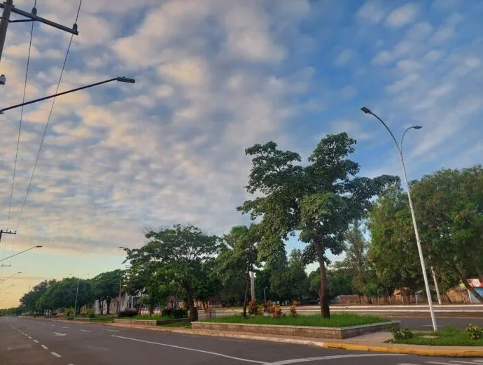 Previsão do tempo: Segunda-feira nublada e possibilidade de chuvas em Três Lagoas