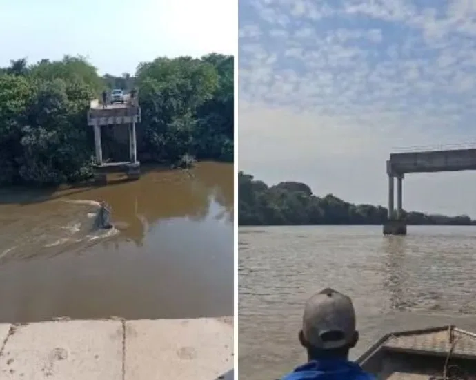 Emergência é decretada em três cidades de MS após colapso de ponte