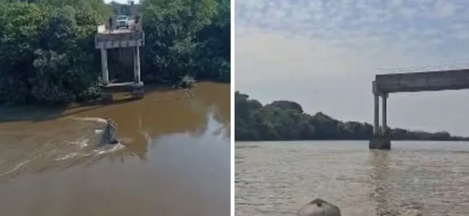 Emergência é decretada em três cidades de MS após colapso de ponte Emergência é decretada em três cidades de MS após colapso de ponte