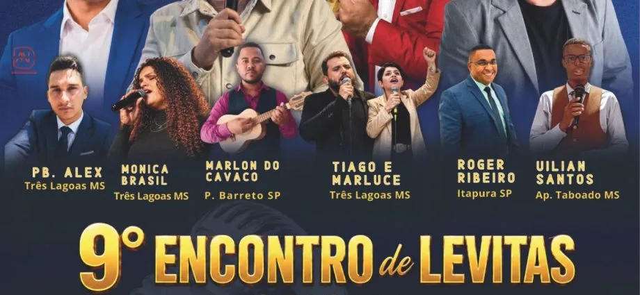 9º Encontro de Levitas promete solidariedade e música em Três Lagoas