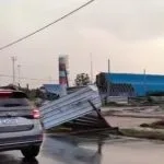 Vendaval provoca queda de árvores e transtornos em Três Lagoas