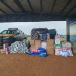 Apreensão de R$ 122 mil em produtos paraguaios pela PMRv em Maracaju