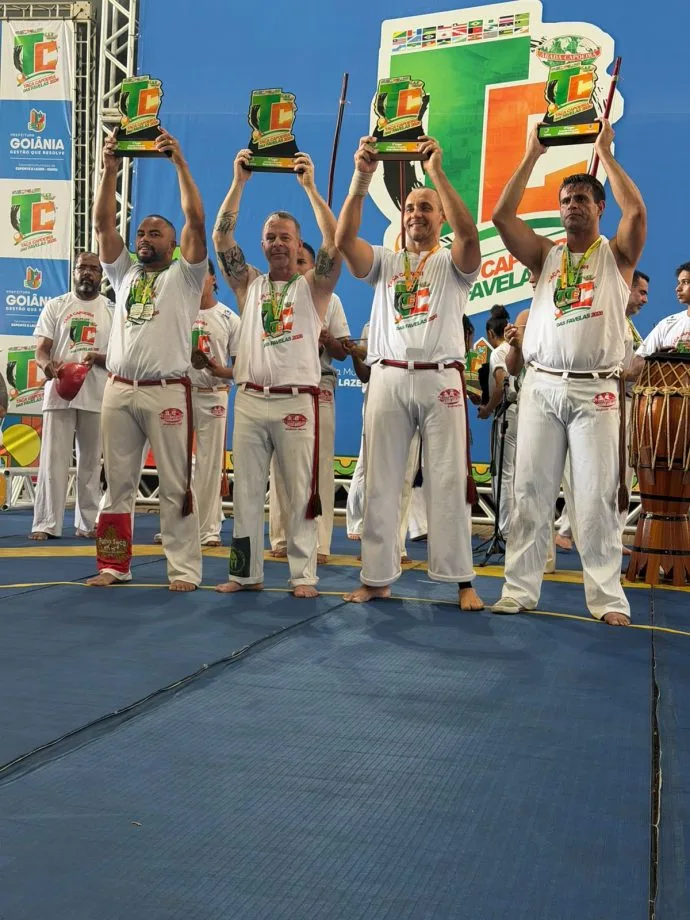 Professor de Três Lagoas conquista dois pódios na 3ª Taça Capoeira das Favelas em Goiânia