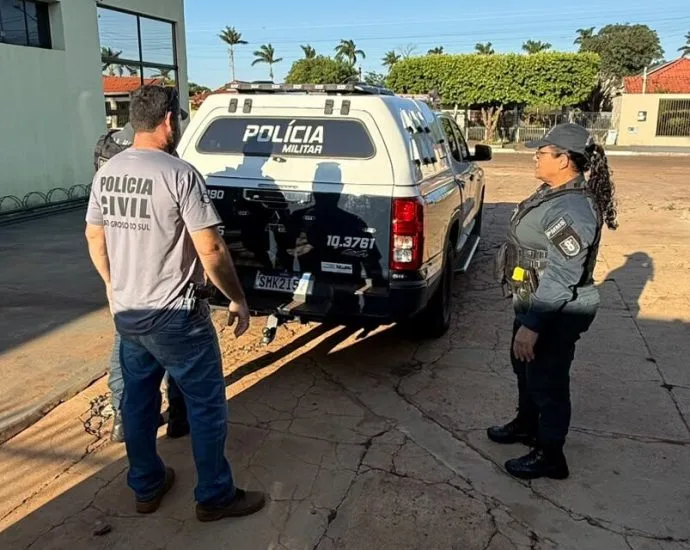 Homem é preso em ação conjunta da Polícia Civil e Militar por violência doméstica em Batayporã (MS) Homem é preso em ação conjunta da Polícia Civil e Militar por violência doméstica em Batayporã (MS)