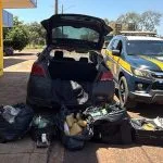 PRF apreende 144 kg de drogas e detém menor após perseguição em Água Clara