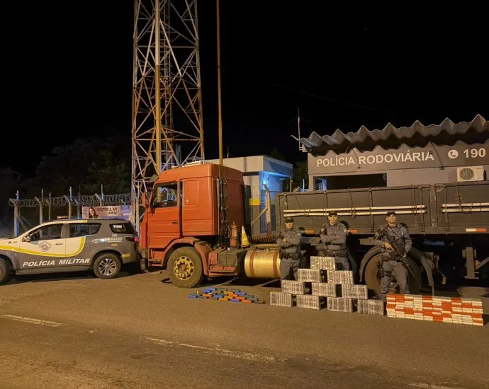 Apreensão de 246 kg de cocaína em caminhão no interior de SP