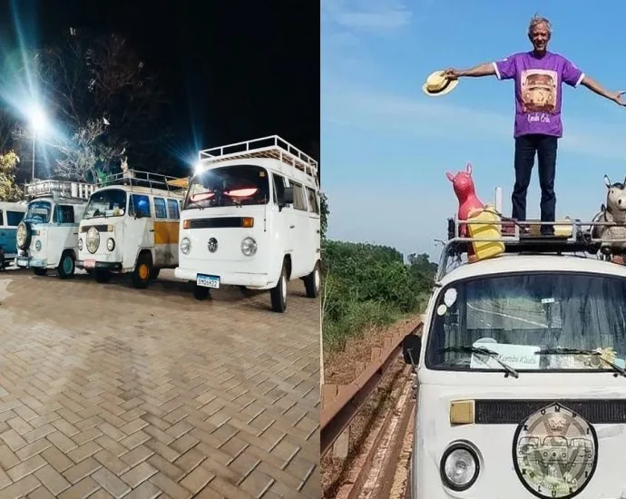 Dia Nacional da Kombi é celebrado em Três Lagoas Dia Nacional da Kombi é celebrado em Três Lagoas