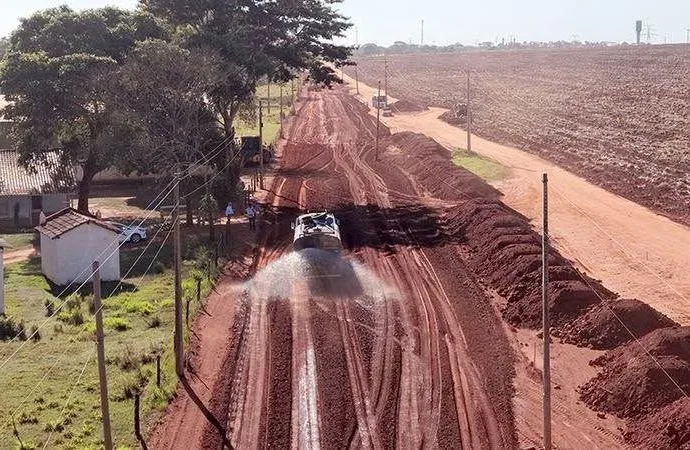 Retomada das Obras de Asfaltamento entre Andradina e Castilho