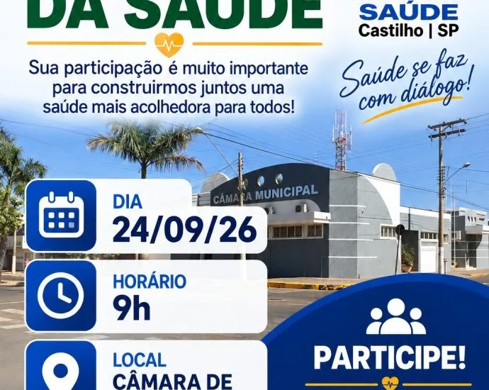 Audiência pública da saúde em Castilho será nesta quinta, 24