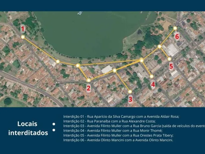 Interdições Temporárias para o Desfile Cívico-Militar em Três Lagoas