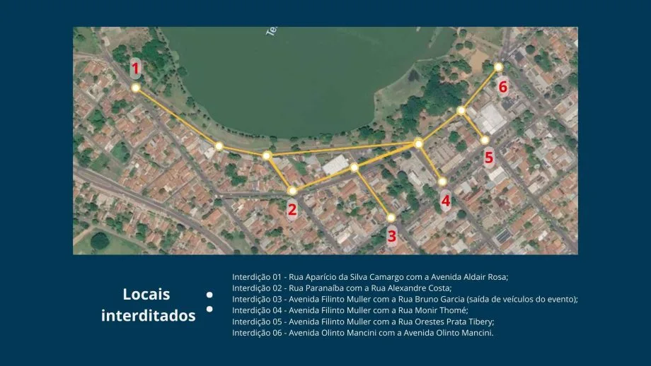 Interdições Temporárias para o Desfile Cívico-Militar em Três Lagoas