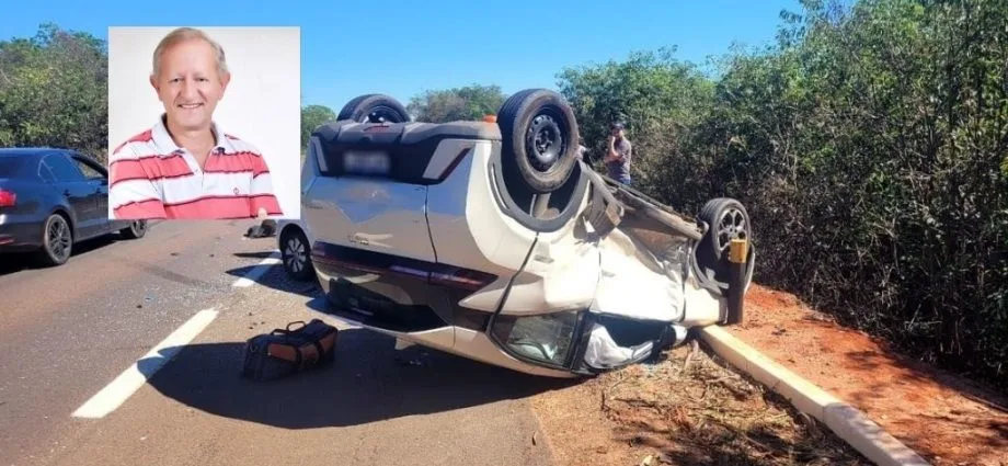 Tabelião de Três Lagoas morre em acidente na BR 158