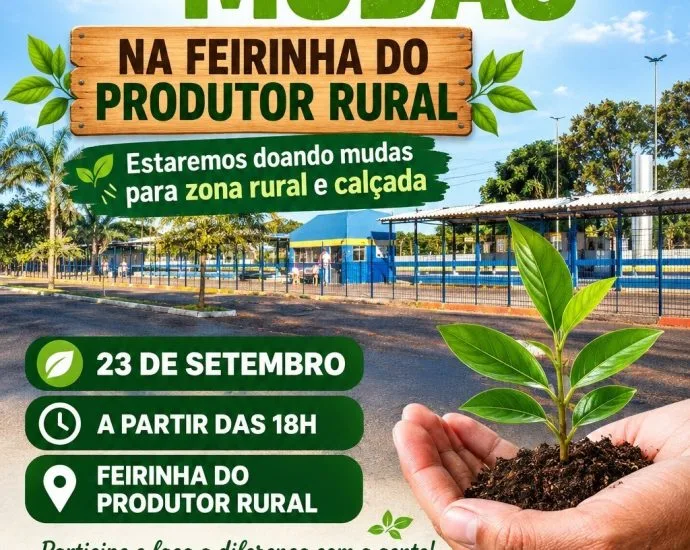 Doação de mudas em Castilho acontece nesta quarta na feirinha