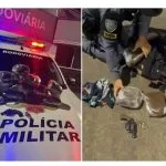 Apreensão de Haxixe, Skunk e Revólver em Bagagem no Interior de SP