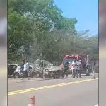 Acidente deixa duas pessoas feridas na Rodovia Feliciano Sales Cunha