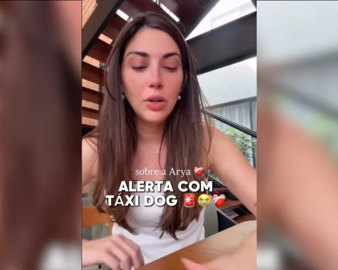 Influenciadora relata morte de bulldog após superaquecimento em táxi-dog em Rio Preto Influenciadora relata morte de bulldog após superaquecimento em táxi-dog em Rio Preto