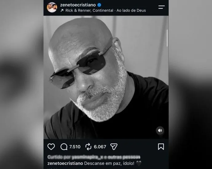 Dupla Zé Neto e Cristiano lamenta morte do cantor Rick em Santa Catarina